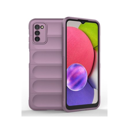 Galaxy A03S Kılıf Optimum Silikon - Mor