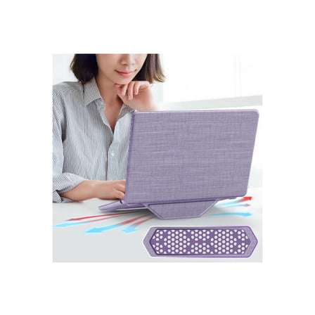 Macbook Air 13.6 Macbook Kumaş Kapak - Mor