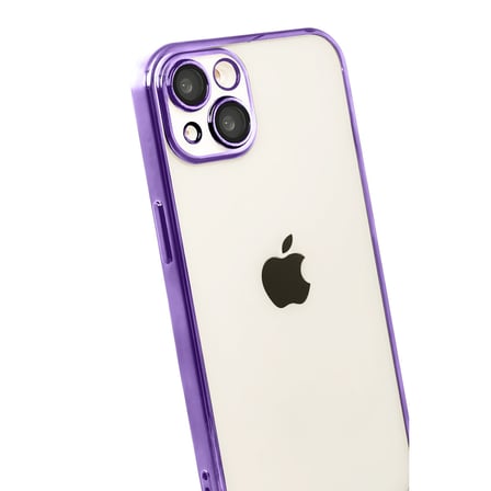 iPhone 15 Razer Lensli Silikon - Mor