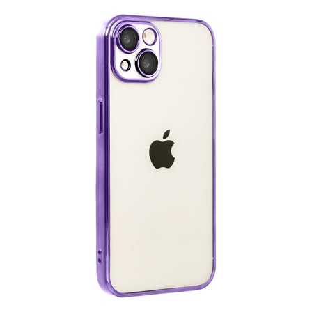 iPhone 15 Razer Lensli Silikon - Mor