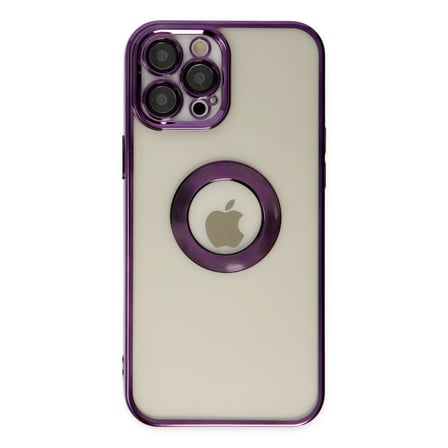 iPhone 12 Pro Kılıf Slot Silikon - Mor