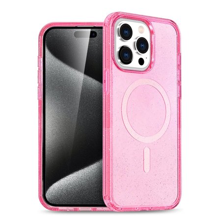 iPhone 14 Pro Kılıf Star Magsafe Kapak - Pembe