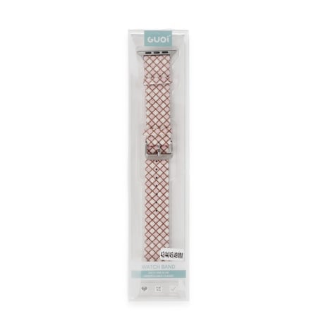 Watch 38mm Karo Motif Kordon - Pembe