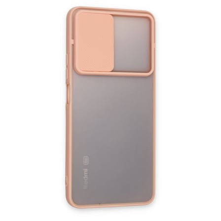 Redmi Note 11 Pro Plus 5G Kılıf Palm Buzlu Kamera Sürgülü Silikon - Pembe