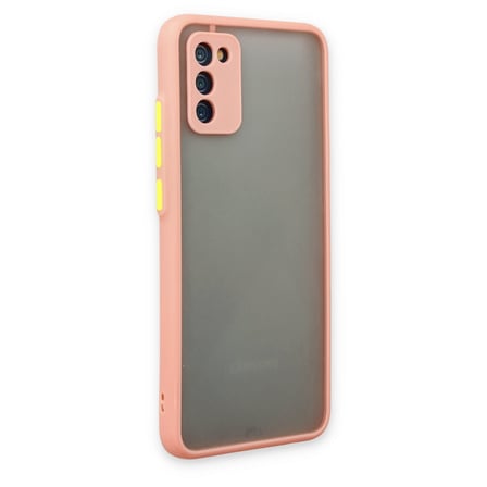 Galaxy A02S Kılıf Montreal Silikon Kapak - Pembe