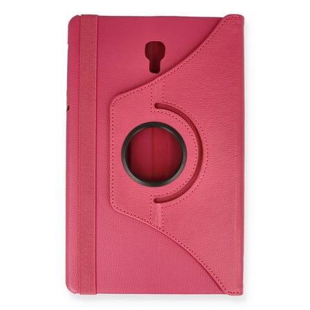 Galaxy T590 Tab A 10.5 Kılıf 360 Tablet Deri Kılıf - Pembe