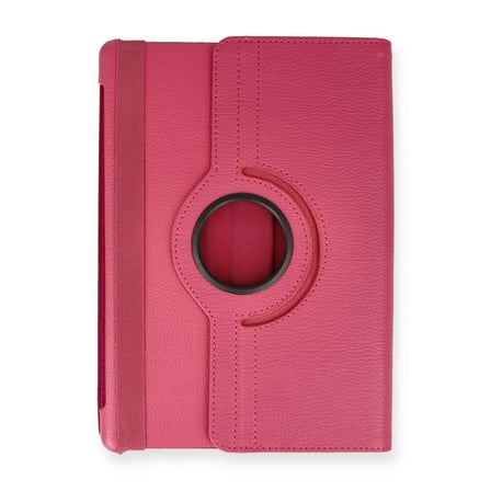 MediaPad T5 10 Kılıf 360 Tablet Deri Kılıf - Pembe