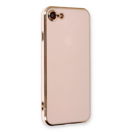iPhone 7 Kılıf Volet Silikon - Pembe