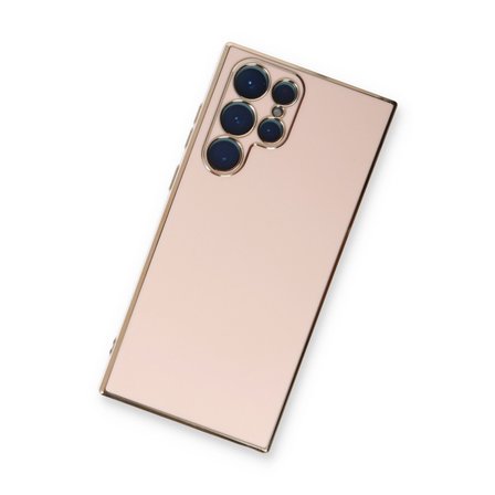 Galaxy S22 Ultra Kılıf Volet Silikon - Pembe
