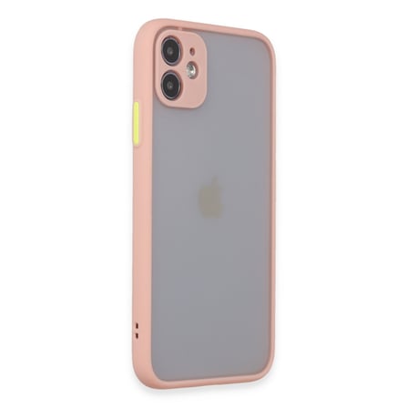 iPhone 11 Kılıf Montreal Silikon Kapak - Pembe