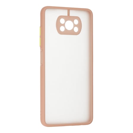 Pocophone X3 Kılıf Montreal Silikon Kapak - Pembe