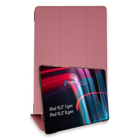 iPad 10.2 (7.nesil) Kılıf Tablet Smart Kılıf - Pembe