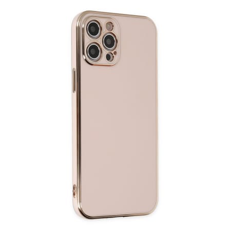 iPhone 12 Pro Kılıf Volet Silikon - Pembe