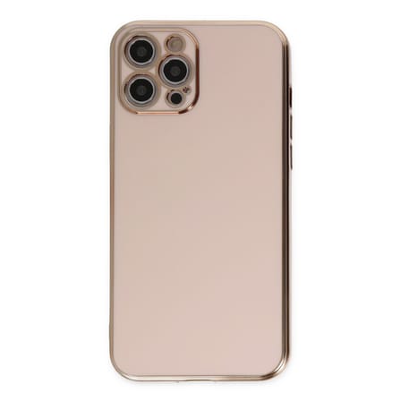 iPhone 12 Pro Kılıf Volet Silikon - Pembe