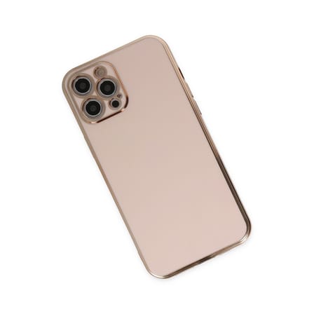 iPhone 12 Pro Kılıf Volet Silikon - Pembe