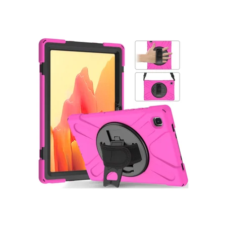 Galaxy T220 Tab A7 Lite 8.7 Kılıf Amazing Tablet Kapak - Pembe