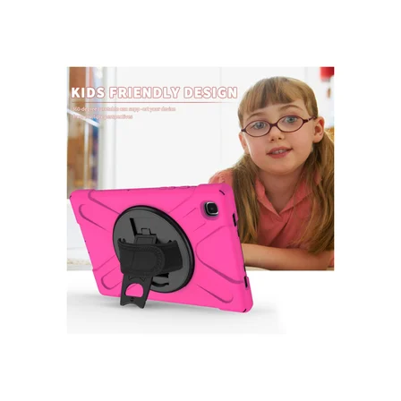 Galaxy T220 Tab A7 Lite 8.7 Kılıf Amazing Tablet Kapak - Pembe