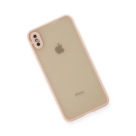 iPhone XS Max Kılıf Montreal Silikon Kapak - Pembe