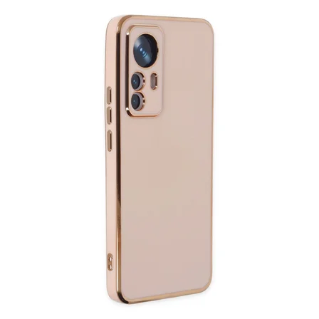 Mi 12T Pro Kılıf Volet Silikon - Pembe