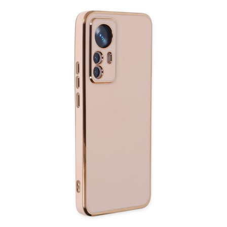 Mi 12T Pro Kılıf Volet Silikon - Pembe