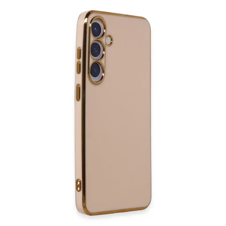 Galaxy S24 Kılıf Volet Silikon - Pembe