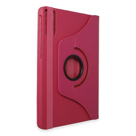 Redmi Pad SE Kılıf 360 Tablet Deri Kılıf - Pembe