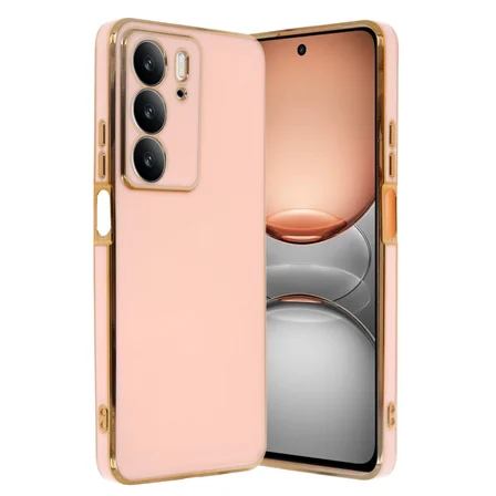 Realme C75 4G Kılıf Volet Silikon - Pembe