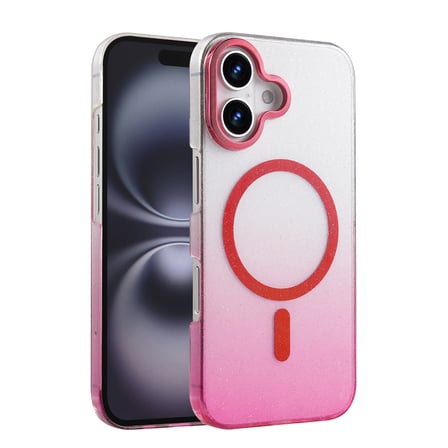 iPhone 16 Glossy Magsafe Kapak - Pembe