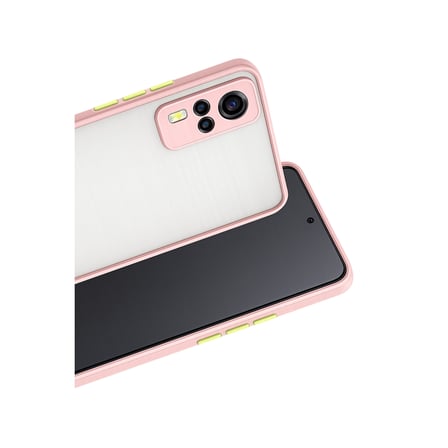Y53S Kılıf Montreal Silikon Kapak - Pembe
