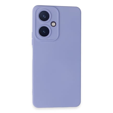 Y27 Kılıf Nano içi Kadife Silikon - Lila