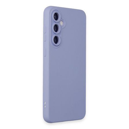 Galaxy S24 Kılıf Nano içi Kadife Silikon - Lila
