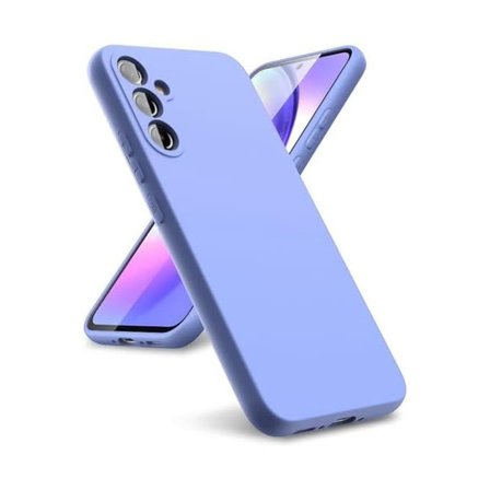 Galaxy A24 4G Kılıf First Silikon - Lila