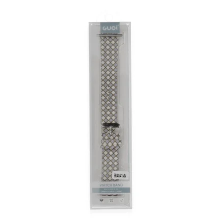 Watch 42mm Karo Motif Kordon - Lila