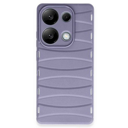 Redmi Note 13 Pro 4G Kılıf Bibercas Silikon Kapak - Lila