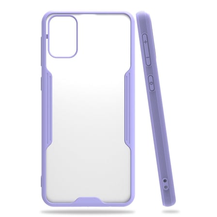 Galaxy M31 Kılıf Platin Silikon - Lila