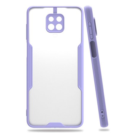 Redmi Note 9S Kılıf Platin Silikon - Lila