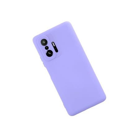 Mi 11T Pro Kılıf Nano içi Kadife Silikon - Lila