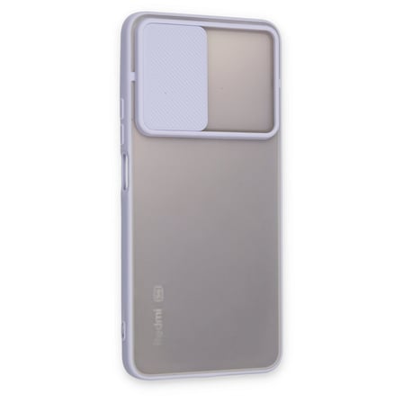 Redmi Note 11T Kılıf Palm Buzlu Kamera Sürgülü Silikon - Lila