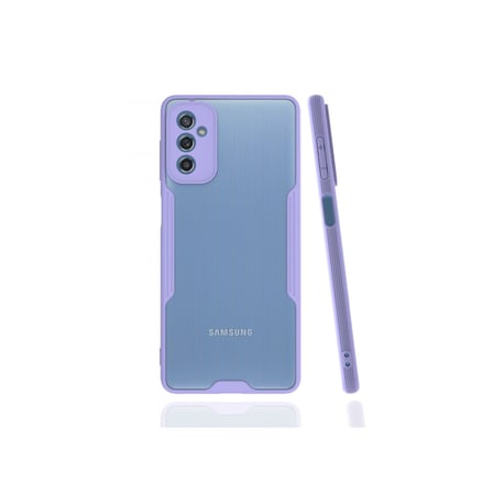 Galaxy M52 5G Kılıf Platin Silikon - Lila