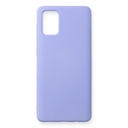 Galaxy A71 Kılıf Nano içi Kadife Silikon - Lila
