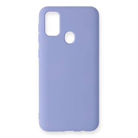 Galaxy M31 Kılıf Nano içi Kadife Silikon - Lila