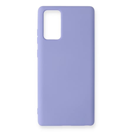 Galaxy Note 20 Kılıf Nano içi Kadife Silikon - Lila