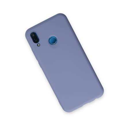 P20 Lite Kılıf Nano içi Kadife Silikon - Lila