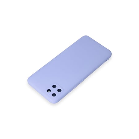 Realme C11 Kılıf Nano içi Kadife Silikon - Lila