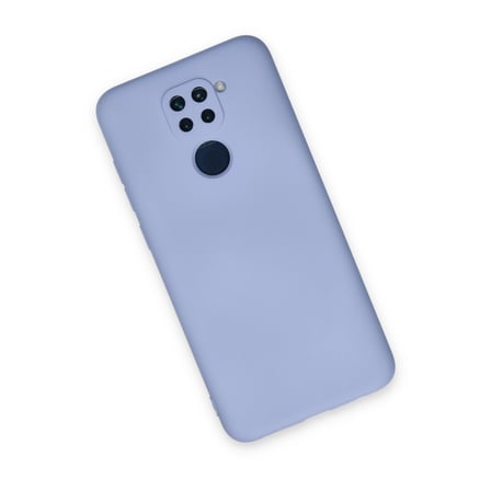 Redmi Note 9 Kılıf Nano içi Kadife Silikon - Lila