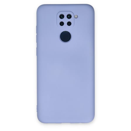Redmi Note 9 Kılıf Nano içi Kadife Silikon - Lila