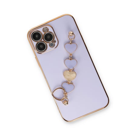 iPhone 13 Pro Kılıf Esila Silikon - Lila