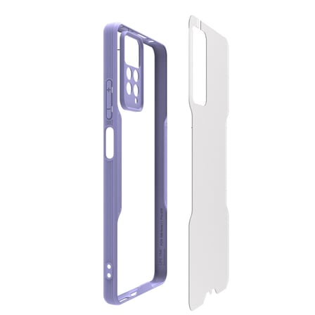 Redmi Note 11 Pro Kılıf Platin Silikon - Lila