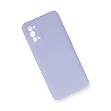 Realme 7 Pro Kılıf Nano içi Kadife Silikon - Lila