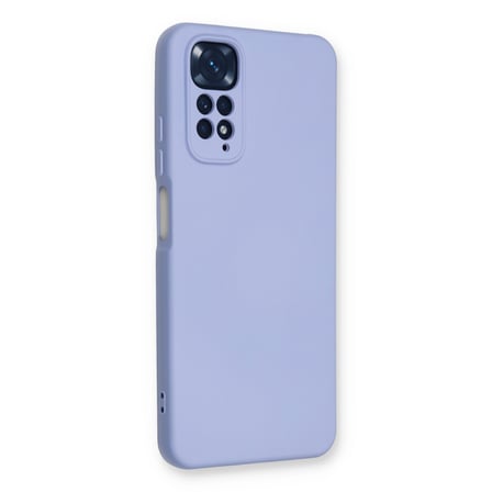 Note 11 Kılıf Nano içi Kadife Silikon - Lila